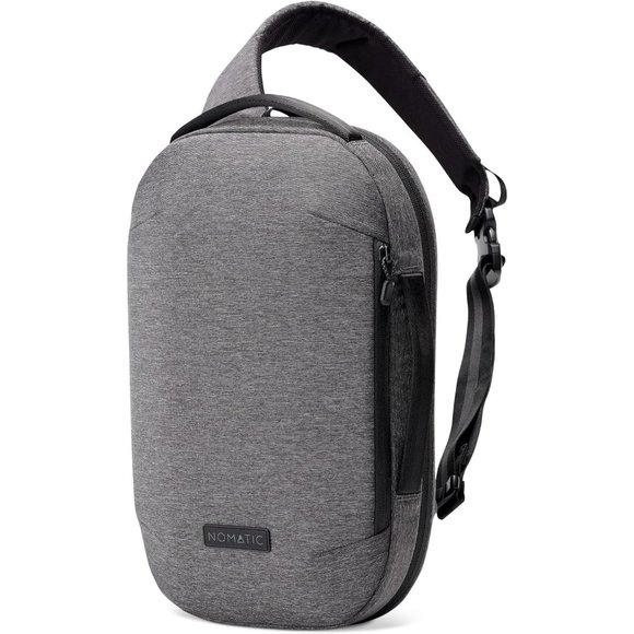 10L Gray Versatile Water-Resistant Comfortable Back Panel Lite Sling Travel Bag